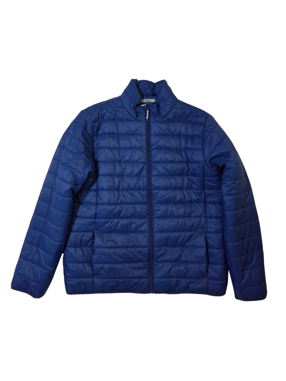 Goodfellow Mens L Puffer Jacket Coat Blue Water Resistant Outdoor Fisherman NEW
